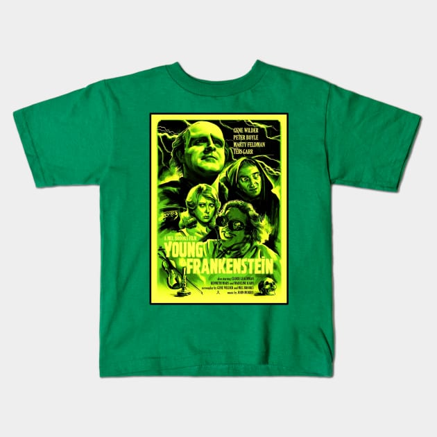 Young Frankenstein - Alternate Kids T-Shirt by BigOrangeShirtShop